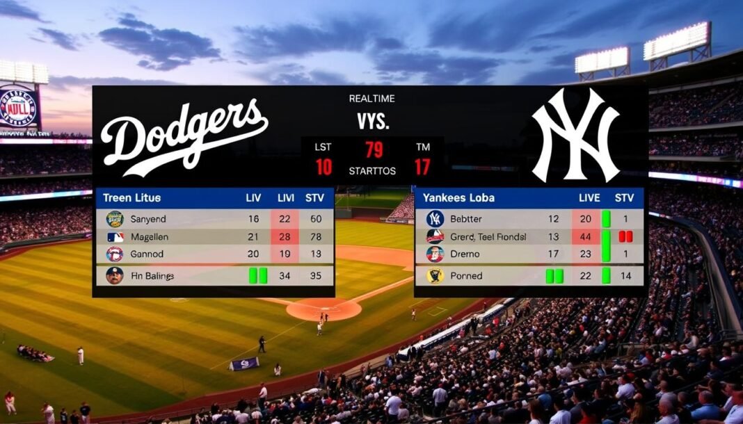 dodgers vs yankees match player stats