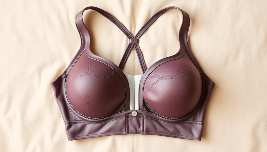 front hook sports bra