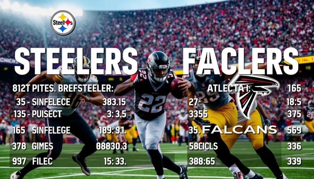 steelers vs atlanta falcons match player stats