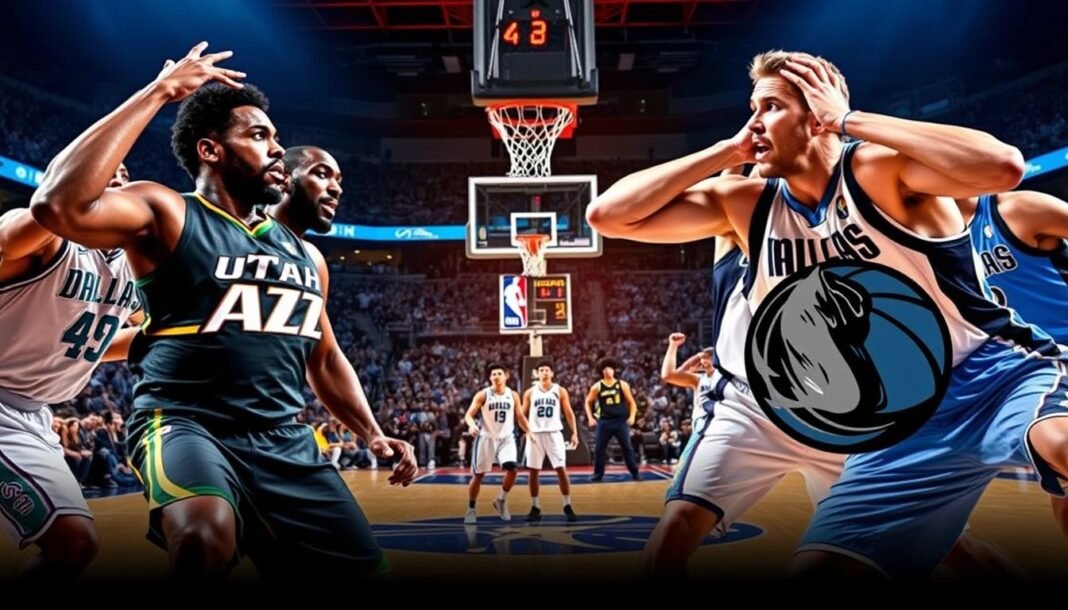 utah jazz vs dallas mavericks match player stats