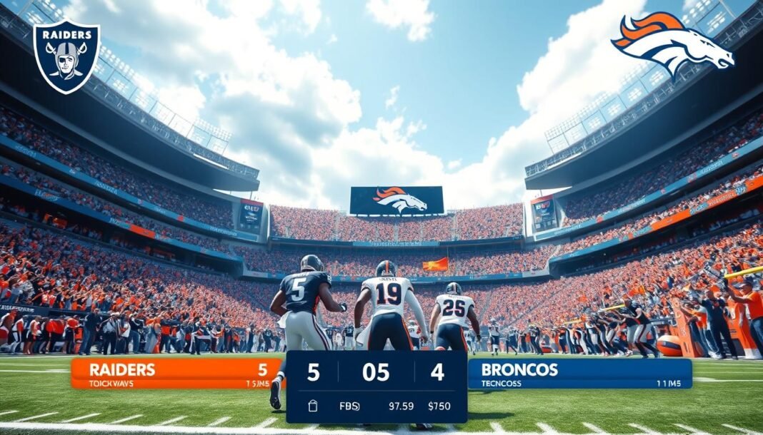 las vegas raiders vs denver broncos match player stats