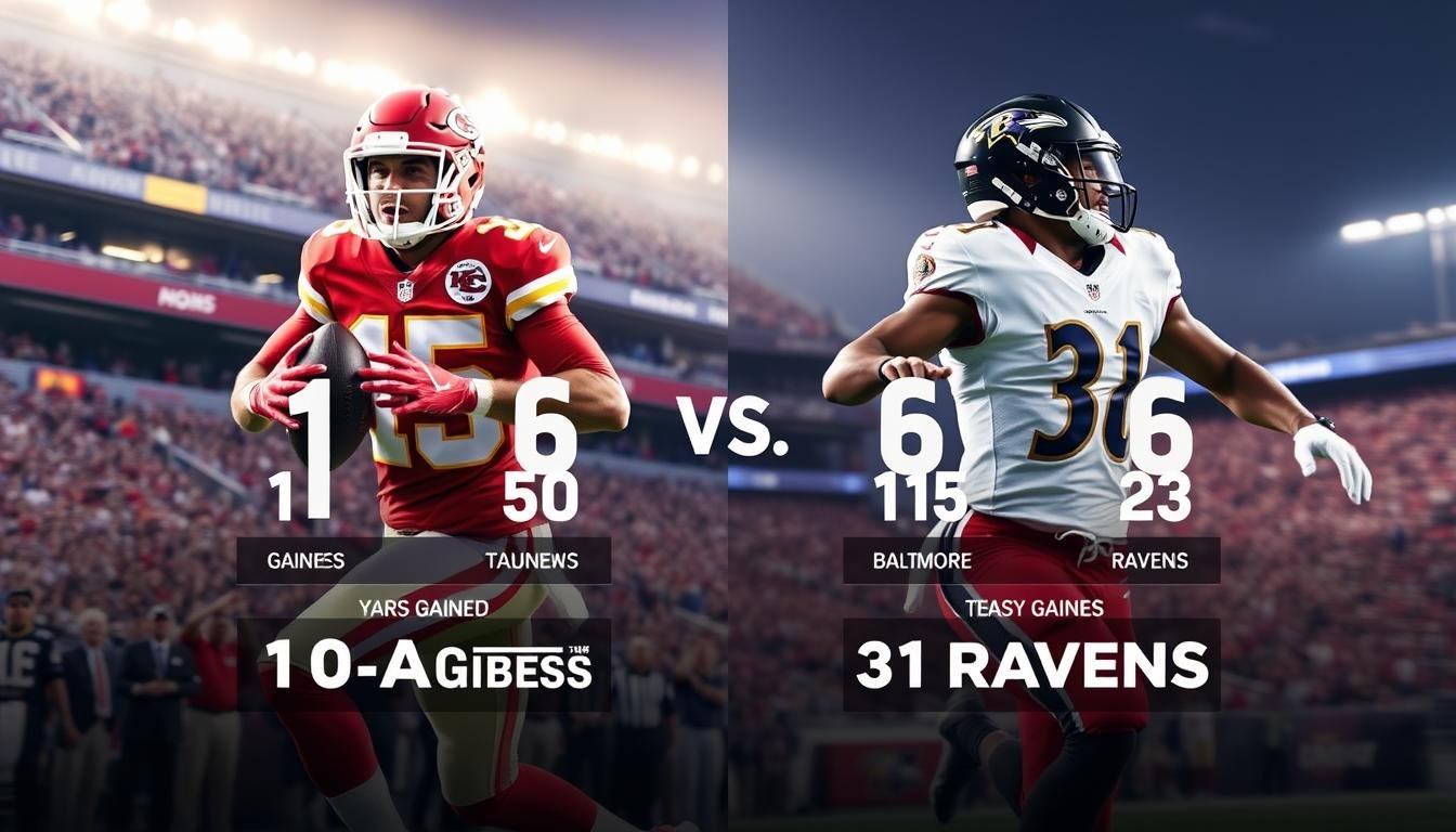 kansas city chiefs vs baltimore ravens match player stats