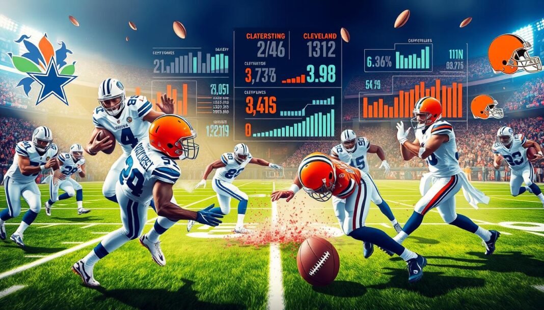 dallas cowboys vs cleveland browns match player stats