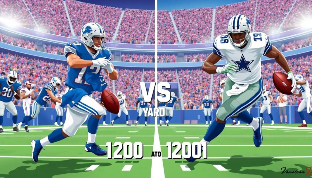 detroit lions vs dallas cowboys match player stats