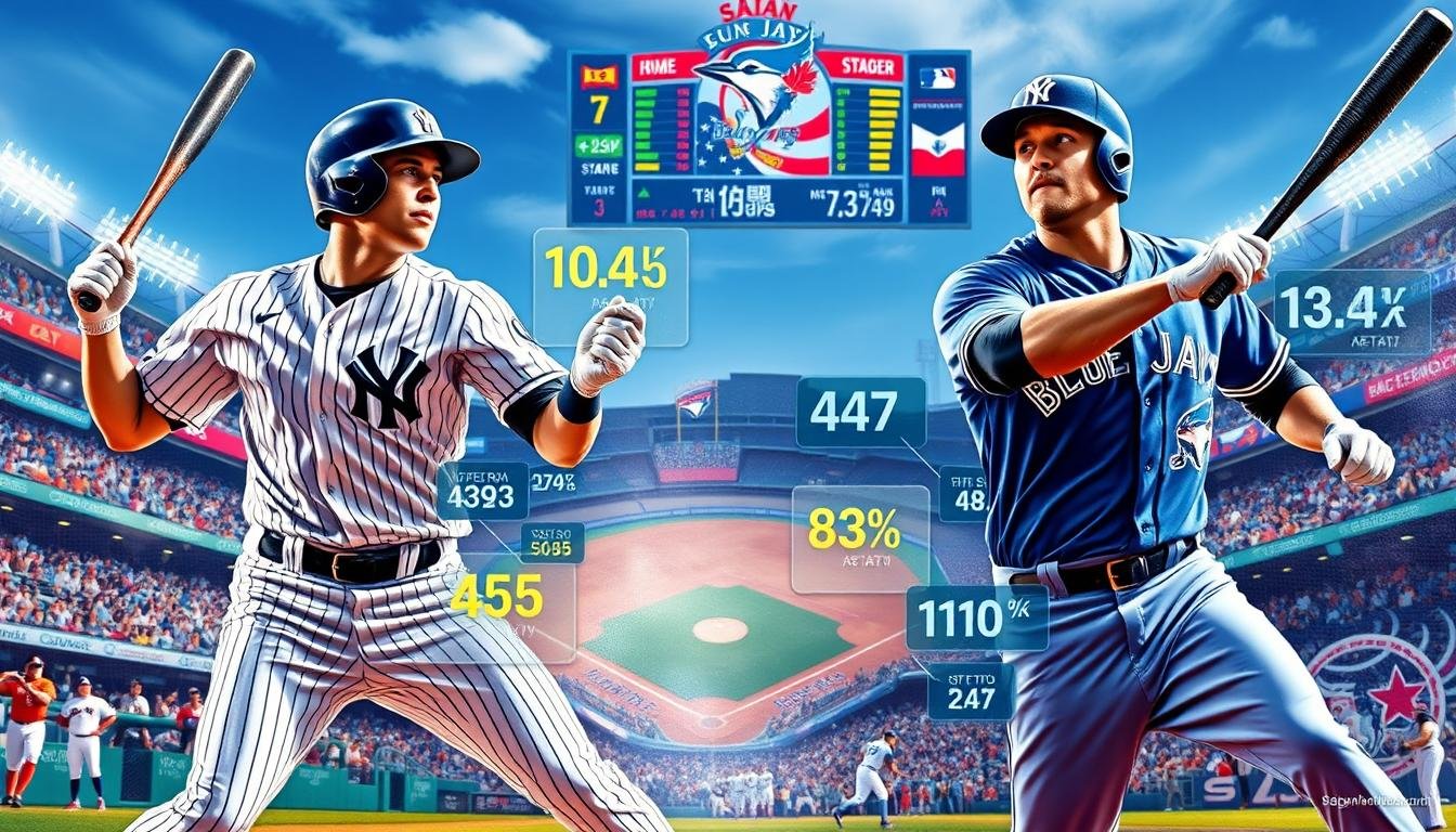 yankees vs toronto blue jays match player stats