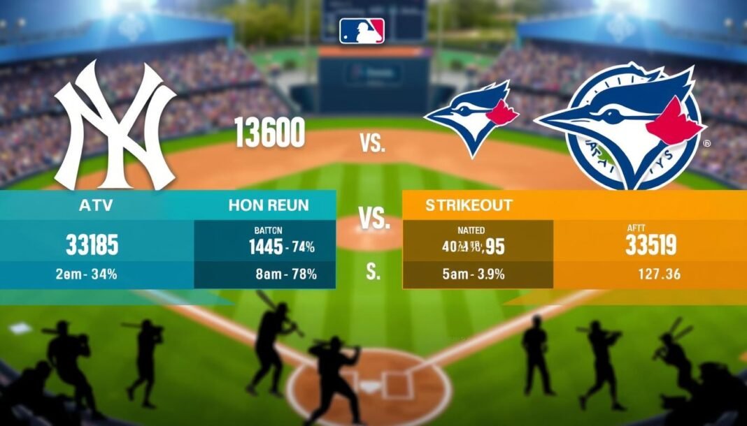 yankees vs toronto blue jays match player stats