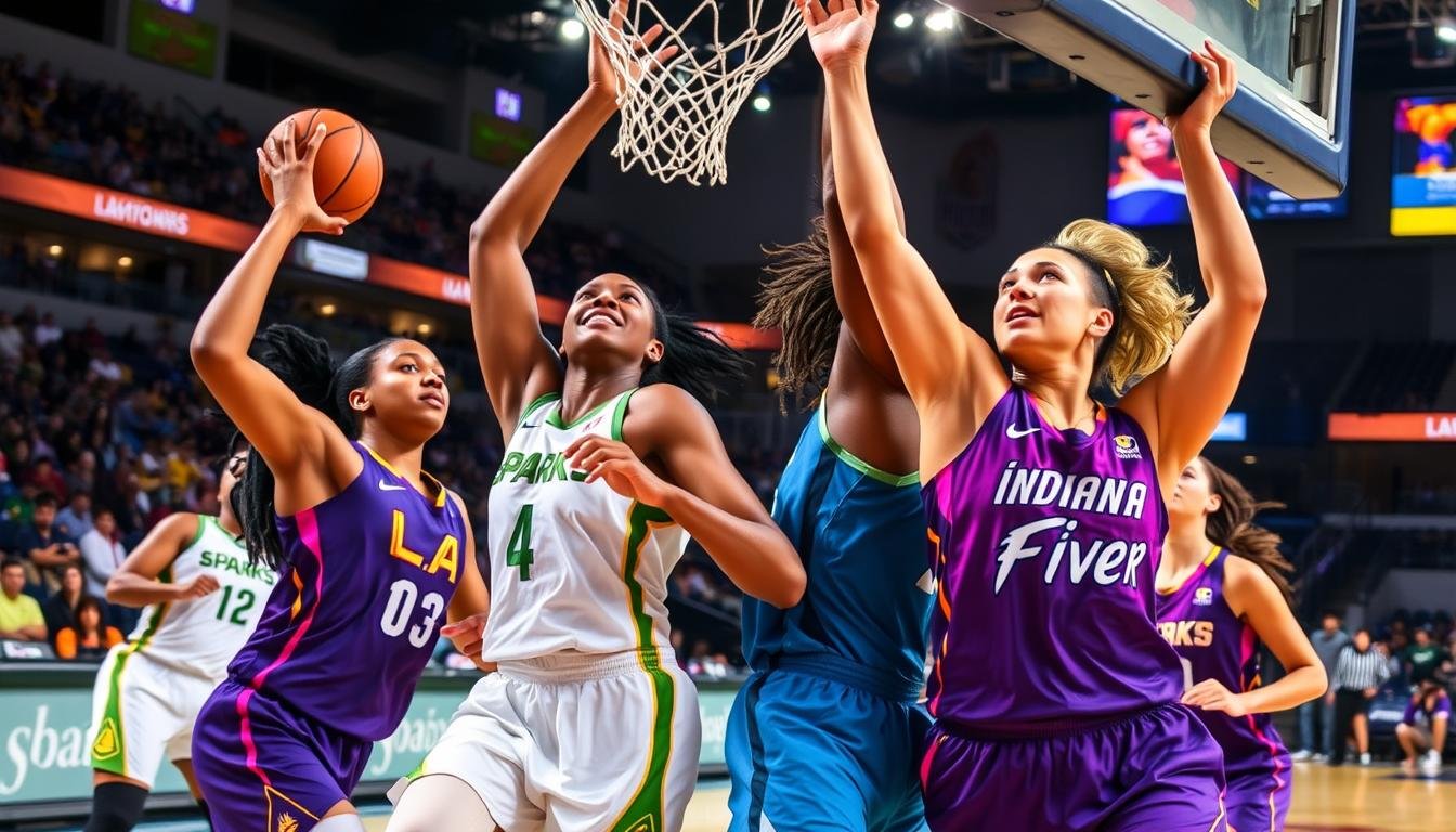 los angeles sparks vs indiana fever match player stats