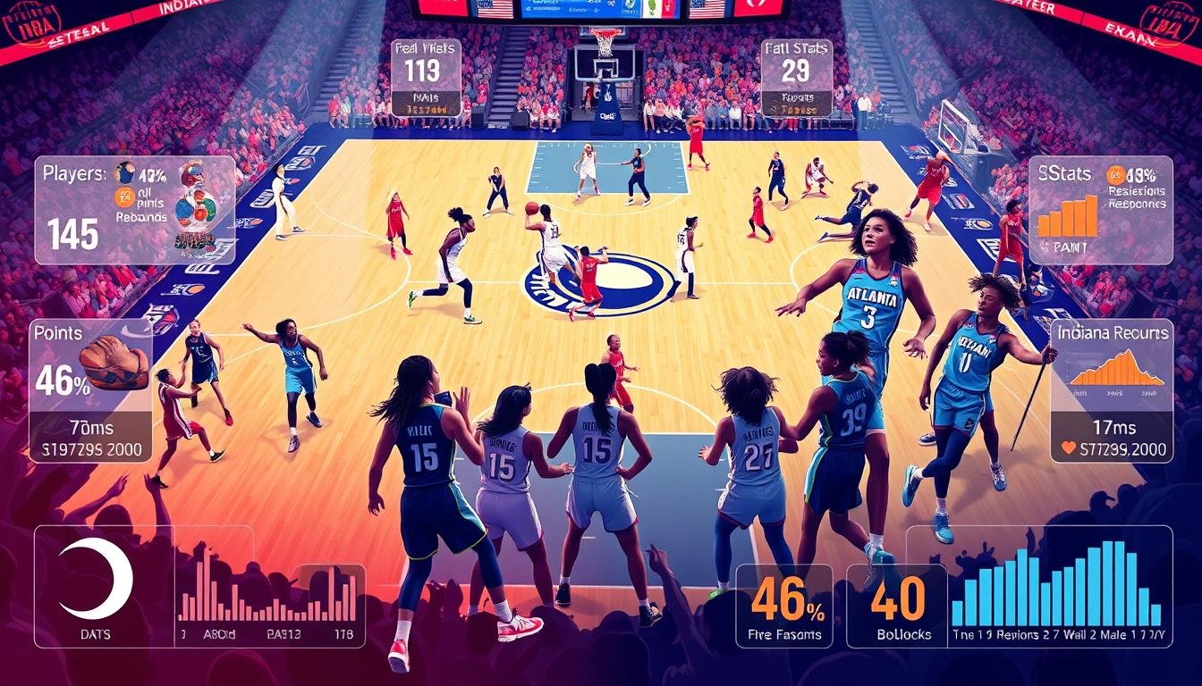 atlanta dream vs indiana fever match player stats