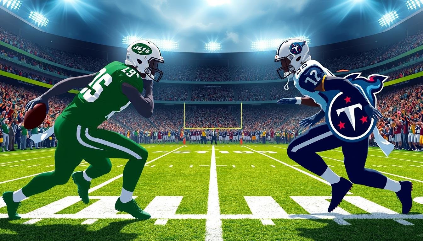 new york jets vs tennessee titans match player stats