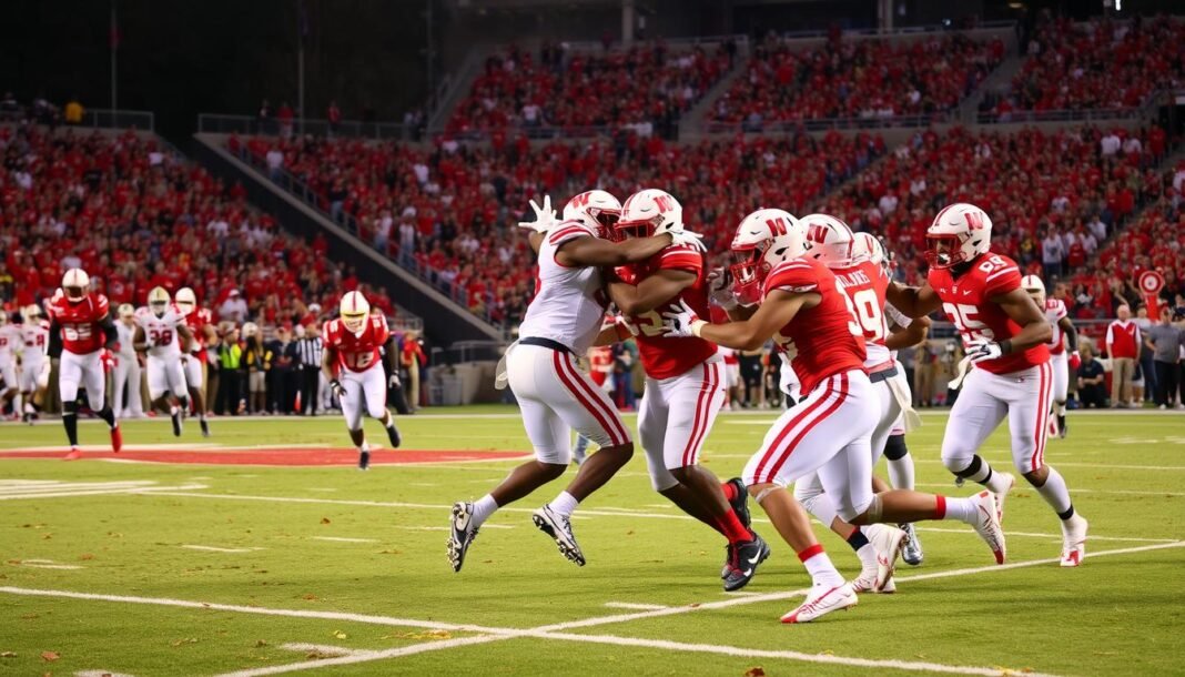 nebraska cornhuskers football vs indiana hoosiers football match player stats