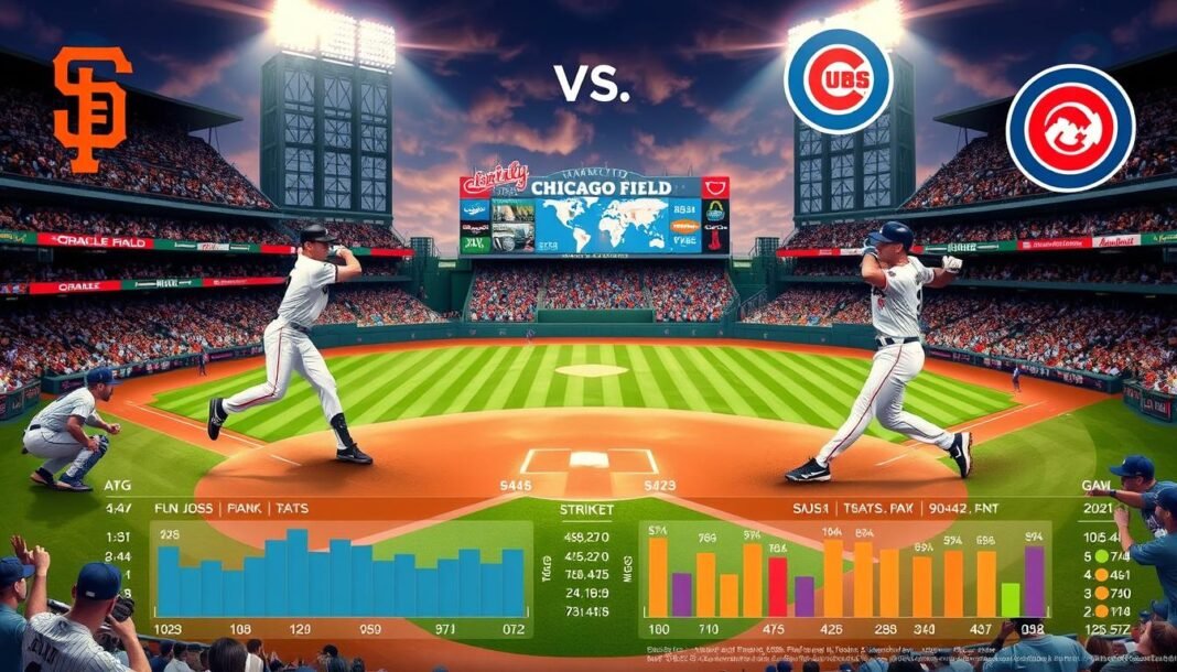 san francisco giants vs chicago cubs match player stats