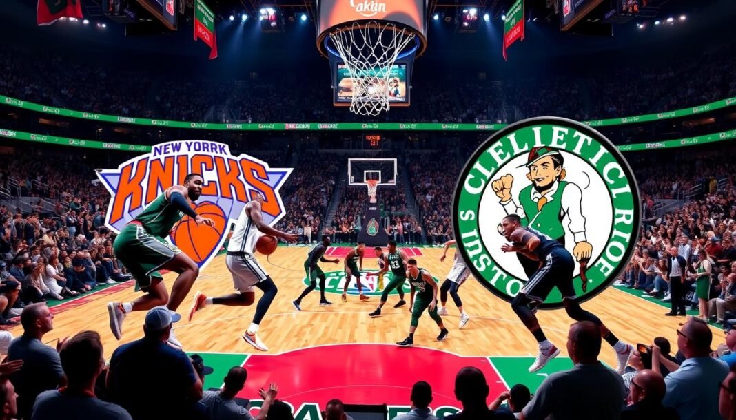 knicks vs boston celtics match player stats