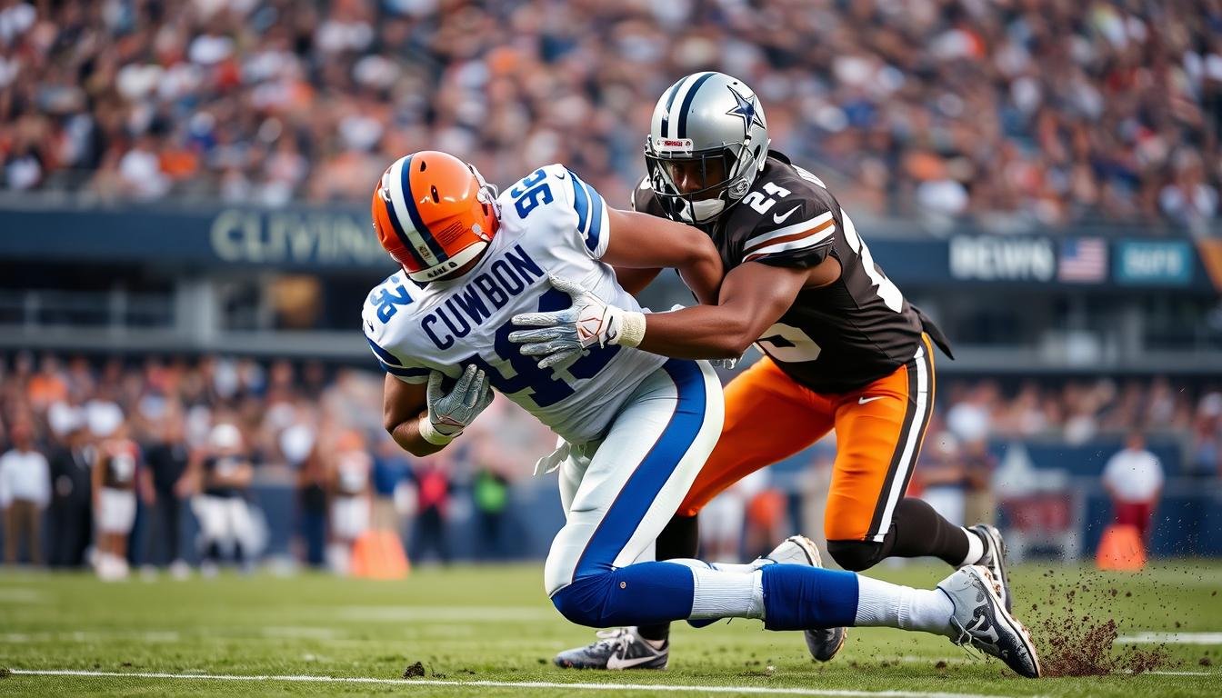 dallas cowboys vs cleveland browns match player stats