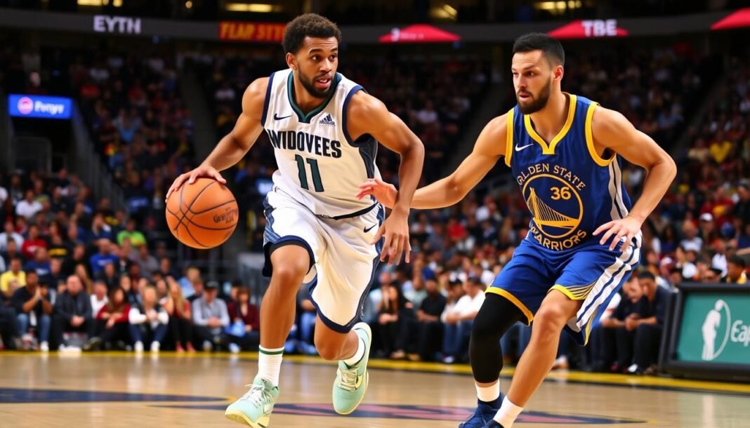 timberwolves vs golden state warriors match player stats